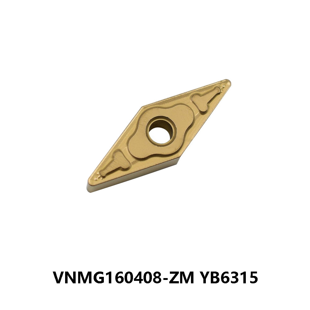ZCC VNMG160408-ZM YB6315 Carbide Turning Insert - Diamond 35° | Steel & More (10 PCS)