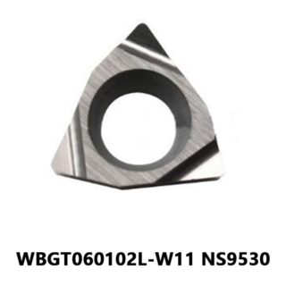 Original Tungaloy WBGT060102L-W11 NS9530 Carbide Turning Insert - Trigon 80° (10 PCS)