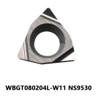 Original Tungaloy WBGT080204L-W11 NS9530 Carbide Turning Insert - Trigon 80° (10 PCS)