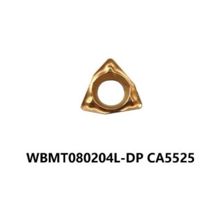 Original Kyocera WBMT080204L-DP CA5525 Carbide Turning Insert - Trigon 80° | Steel (10 PCS)