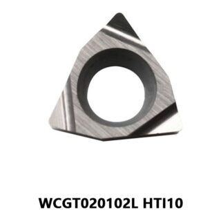 Original Mitsubishi WCGT020102L Carbide Turning Insert - Trigon 80° (10 PCS) WCGT020102L HTI10