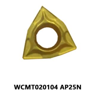 Original Mitsubishi WCMT020104 Carbide Turning Insert - Trigon 80° (10 PCS) WCMT020104 AP25N