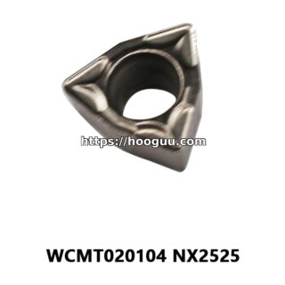 Original Mitsubishi WCMT020104 NX2525 Carbide Turning Insert - Trigon 80° | Steel (10 PCS)
