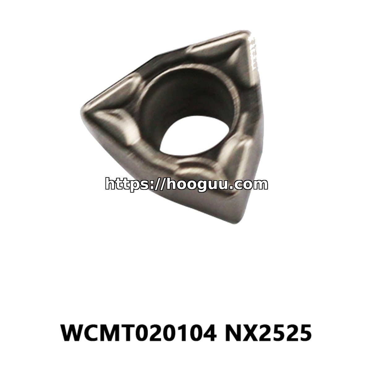 Original Mitsubishi WCMT020104 NX2525 Carbide Turning Insert - Trigon 80° | Steel (10 PCS)