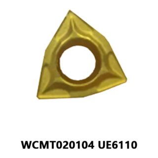 Original Mitsubishi WCMT020104 UE6110 Carbide Turning Insert - Trigon 80° (10 PCS)