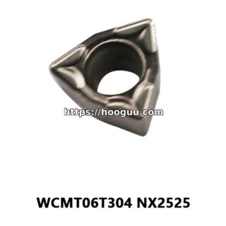 Original Mitsubishi WCMT06T304 NX2525 Carbide Turning Insert - Trigon 80° | Steel & More (10 PCS)