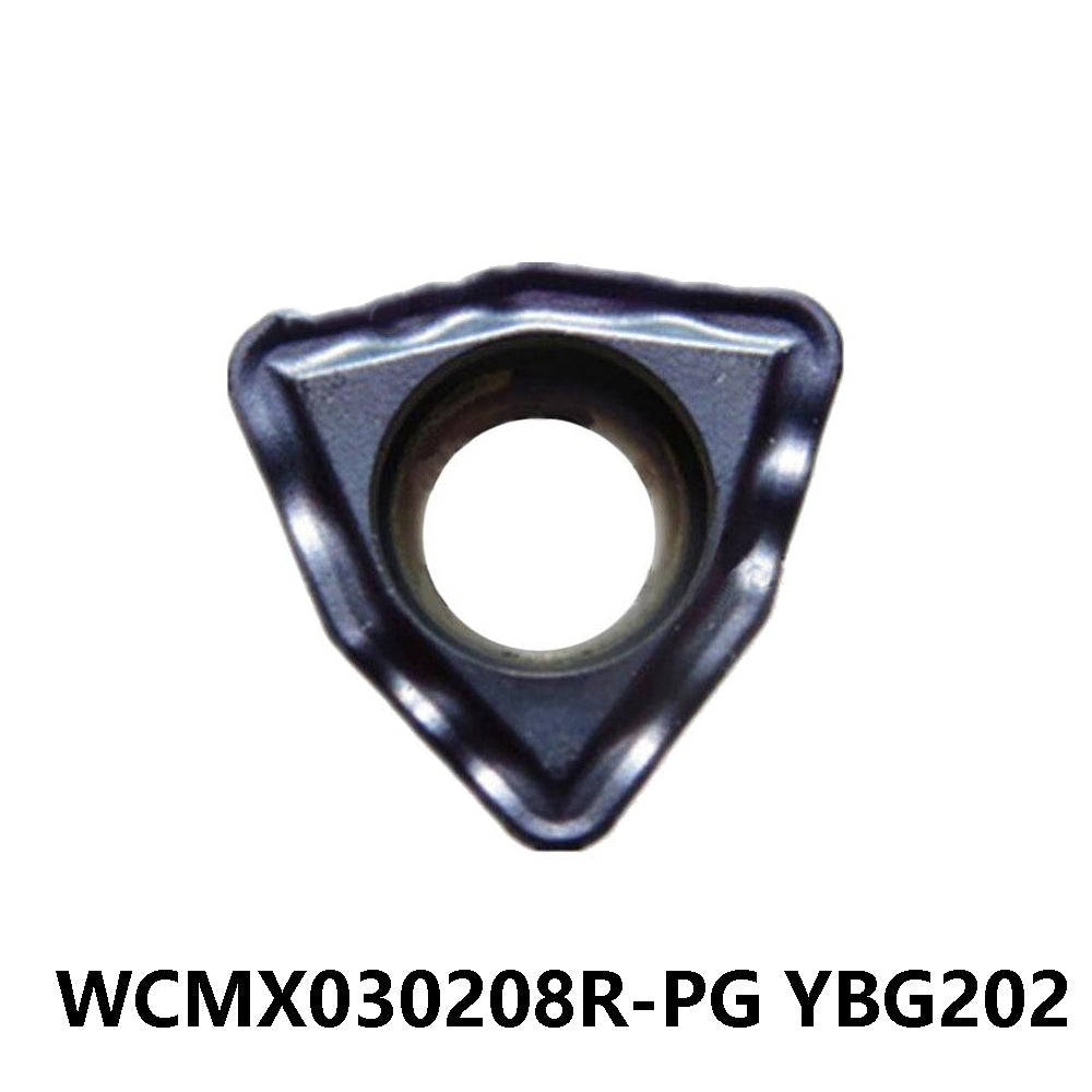 ZCC WCMX030208R-PG YBG202 Carbide Insert - Trigon 80° | Steel (10 PCS)