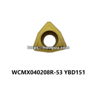 Original ZCC-CT WCMX040208R-53 YBD151 Carbide Insert - Trigon 80° | Steel & More (10 PCS)