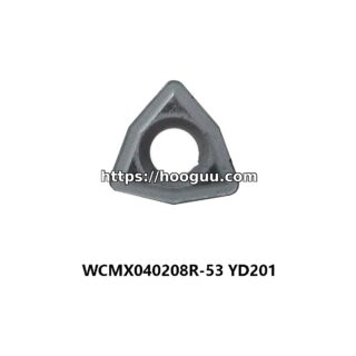 Original ZCC-CT WCMX040208R-53 YD201 Carbide Insert - Trigon 80° | Steel & More (10 PCS)
