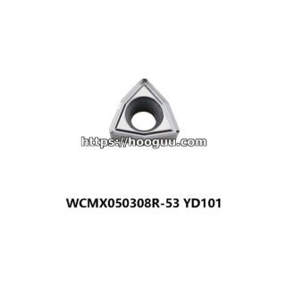 Original ZCC-CT WCMX050308R-53 YD101 Carbide Insert - Trigon 80° | Cast Iron (10 PCS)