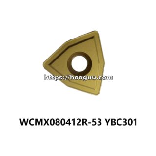 Original ZCC-CT WCMX080412R-53 YBC301 Carbide Insert - Trigon 80° (10 PCS)