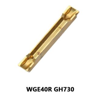Original Tungaloy TUNGALOY GH730 Carbide Grooving/Parting Insert - Triangle (10 PCS) WGE40R GH730
