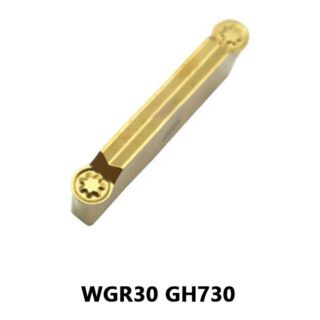 Original Tungaloy TUNGALOY GH730 Carbide Grooving/Parting Insert - Triangle (10 PCS) WGR30 GH730