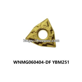 Original ZCC-CT WNMG060404-DF YBM251 Carbide Turning Insert - Trigon 80° | Steel, Cast Iron (10 PCS)