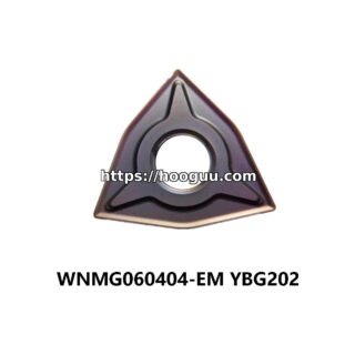 Original ZCC-CT WNMG060404-EM YBG202 Carbide Turning Insert - Trigon 80° | Steel, Stainless Steel (10 PCS)