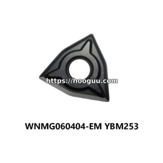 Original ZCC-CT WNMG060404-EM YBM253 Carbide Turning Insert - Trigon 80° | Steel, Stainless Steel (10 PCS)