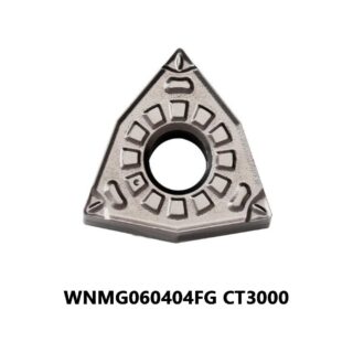 Original TaeguTec WNMG060404FG CT3000 Carbide Insert - Trigon 80° (10 PCS)