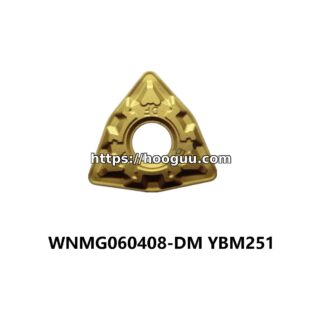 Original ZCC-CT WNMG060408-DM YBM251 Carbide Turning Insert - Trigon 80° | Steel, Stainless Steel (10 PCS)