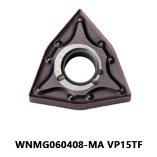 Original Mitsubishi WNMG060408-MA VP15TF Carbide Turning Insert - Trigon 80° | Steel & More (10 PCS)