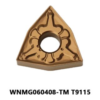 Original Tungaloy WNMG060408-TM T9115 Carbide Turning Insert - Trigon 80° | Steel (10 PCS)