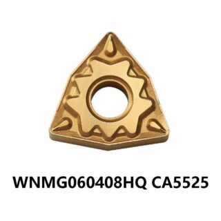 Original Kyocera WNMG060408HQ CA5525 Carbide Turning Insert - Trigon 80° | Steel (10 PCS)