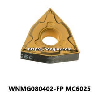 Original Mitsubishi WNMG080402-FP MC6025 Carbide Turning Insert - Trigon 80° | Steel, Cast Iron (10 PCS)