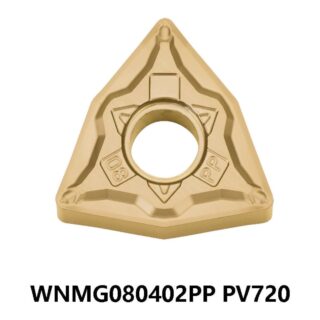 Original Kyocera WNMG080402PP PV720 Carbide Turning Insert - Trigon 80° (10 PCS)