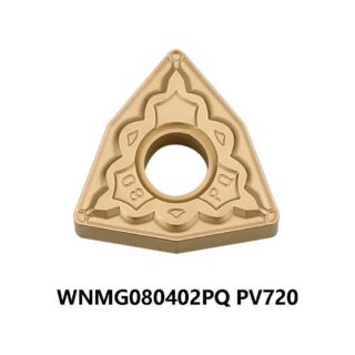 Original Kyocera WNMG080402PQ PV720 Carbide Turning Insert - Trigon 80° (10 PCS)