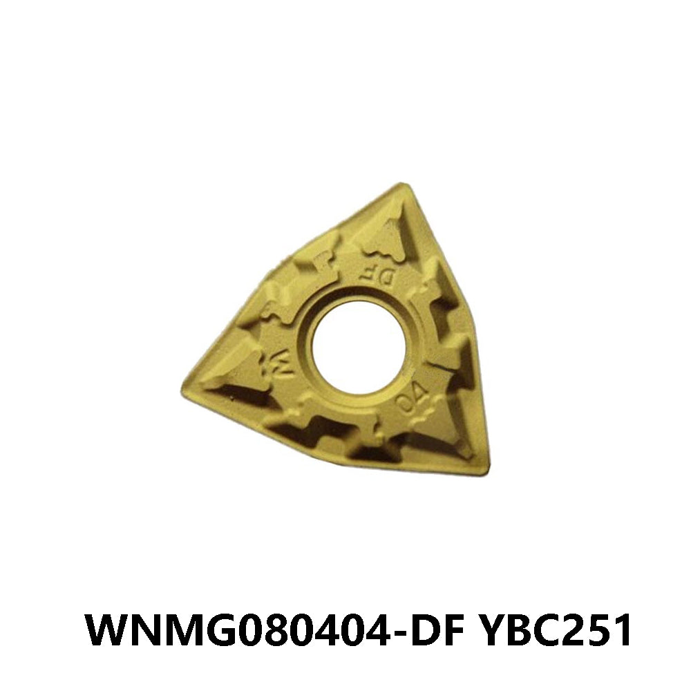 ZCC WNMG080404-DF YBC251 Carbide Turning Insert - Trigon 80° | Steel & More (10 PCS)