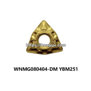 Original ZCC-CT WNMG080404-DM YBM251 Carbide Turning Insert - Trigon 80° | Steel & More (10 PCS)