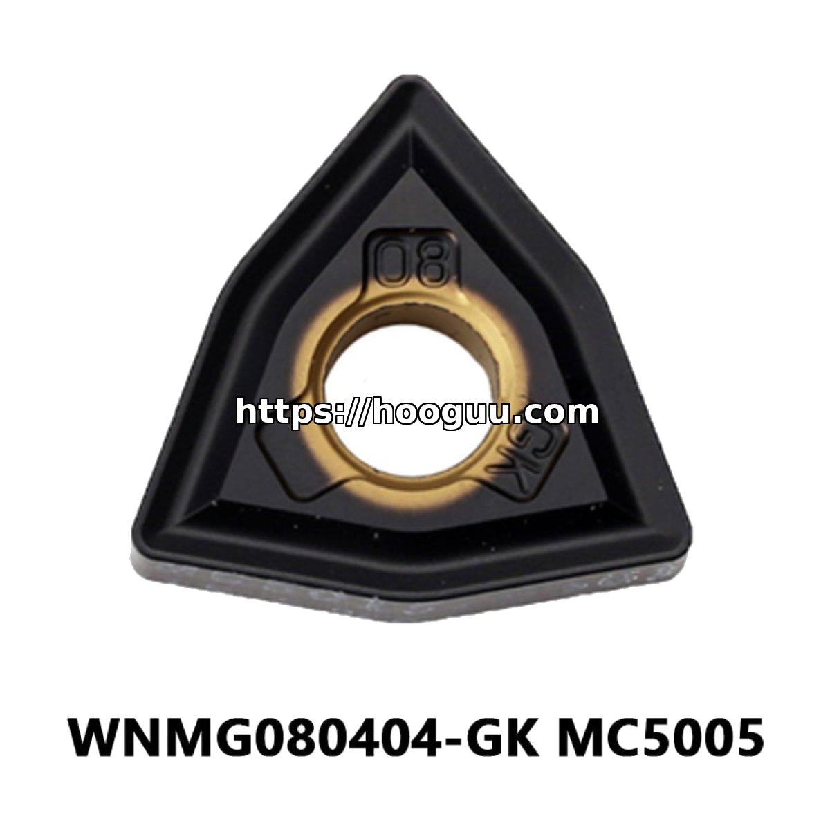 Original Mitsubishi WNMG080404-GK MC5005 Carbide Turning Insert - Trigon 80° | Steel & More (10 PCS)