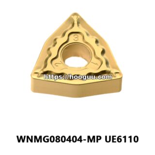 Original Mitsubishi WNMG080404-MP UE6110 Carbide Turning Insert - Trigon 80° | Steel & More (10 PCS)