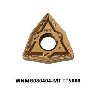 Original TaeguTec WNMG080404-MT TT5080 Carbide Turning Insert - Trigon 80° (10 PCS)