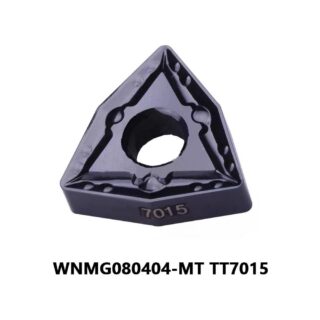 Original TaeguTec WNMG080404-MT TT7015 Carbide Turning Insert - Trigon 80° (10 PCS)