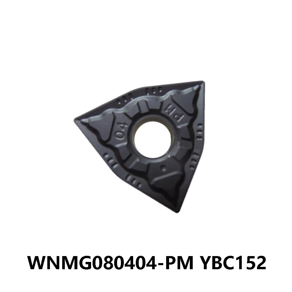 ZCC WNMG080404-PM YBC152 Carbide Turning Insert - Trigon 80° | Steel, Cast Iron, Non-ferrous (10 PCS)
