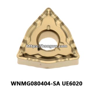 Original Mitsubishi WNMG080404-SA UE6020 Carbide Turning Insert - Trigon 80° | Steel (10 PCS)