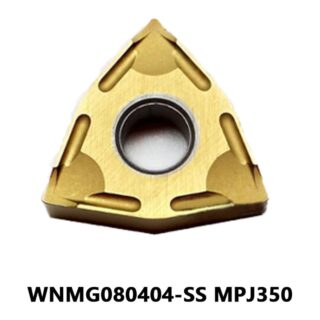 Original Tungaloy WNMG080404-SS MPJ350 Carbide Turning Insert - Trigon 80° (10 PCS)