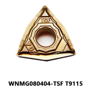 Original Tungaloy WNMG080404-TSF T9115 Carbide Turning Insert - Trigon 80° | Steel (10 PCS)
