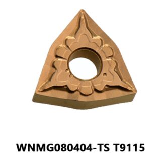 Original Tungaloy WNMG080404-TS T9115 Carbide Turning Insert - Trigon 80° | Steel (10 PCS)