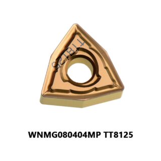 Original TaeguTec WNMG080404MP TT8125 Carbide Insert - Trigon 80° | Steel (10 PCS)