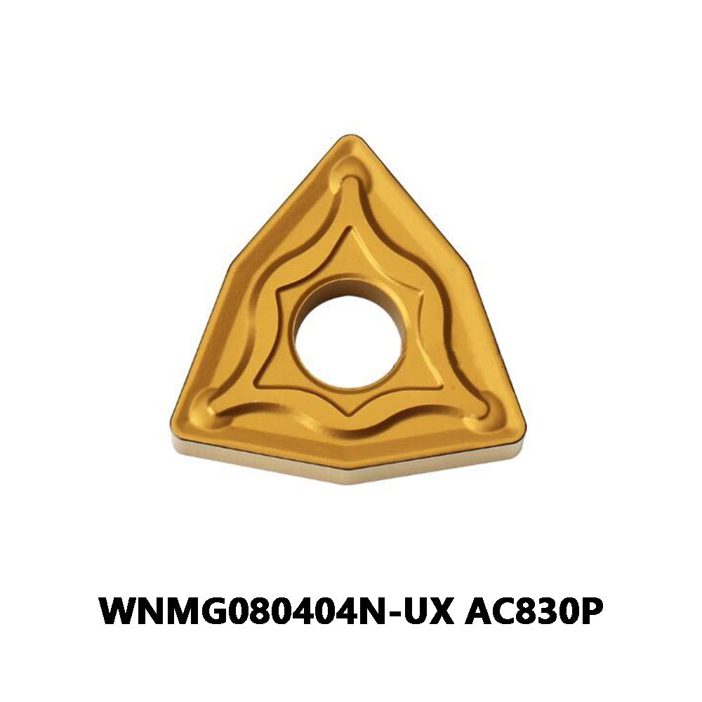 Sumitomo WNMG080404N-UX AC830P Carbide Turning Insert - Trigon 80° | Steel, Stainless Steel (10 PCS)