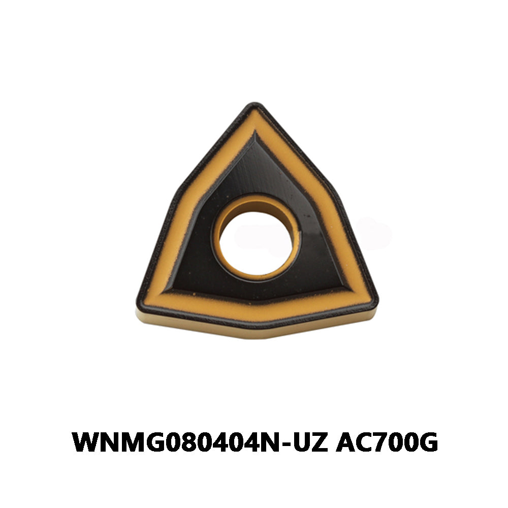 Sumitomo WNMG080404N-UZ AC700G Carbide Turning Insert - Trigon 80° | Steel, Stainless Steel (10 PCS)