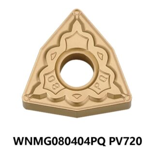 Original Kyocera WNMG080408-HQ PV720 Carbide Turning Insert - Trigon 80° (10 PCS)