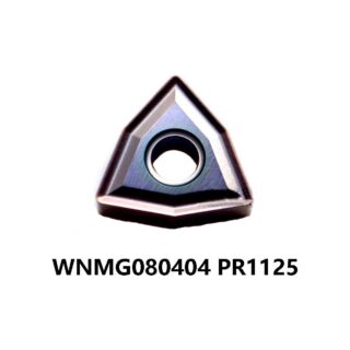 Original Kyocera WNMG080404 PR1125 Carbide Turning Insert - Trigon 80° (10 PCS)