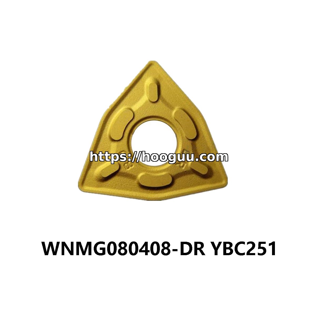 Original ZCC-CT WNMG080408-DR YBC251 Carbide Insert - Trigon 80° | Steel (10 PCS)
