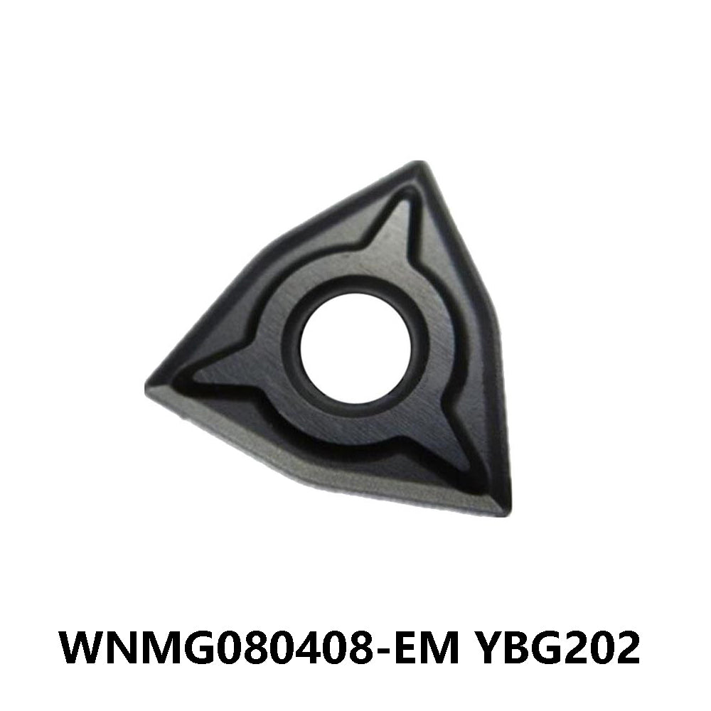 ZCC WNMG080408-EM YBG202 Carbide Turning Insert - Trigon 80° | Steel & More (10 PCS)