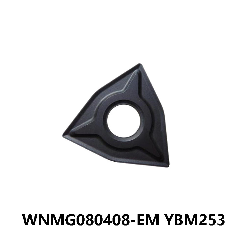 ZCC WNMG080408-EM YBM253 Carbide Turning Insert - Trigon 80° | Steel & More (10 PCS)