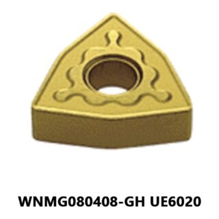 Original Mitsubishi WNMG080408-GH UE6020 Carbide Turning Insert - Trigon 80° | Steel, Cast Iron, Carbon Steel (10 PCS)