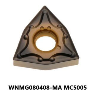 Original Mitsubishi WNMG080408-MA MC5005 Carbide Turning Insert - Trigon 80° (10 PCS)