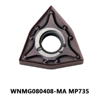 Original Mitsubishi WNMG080408-MA MP735 Carbide Turning Insert - Trigon 80° (10 PCS)